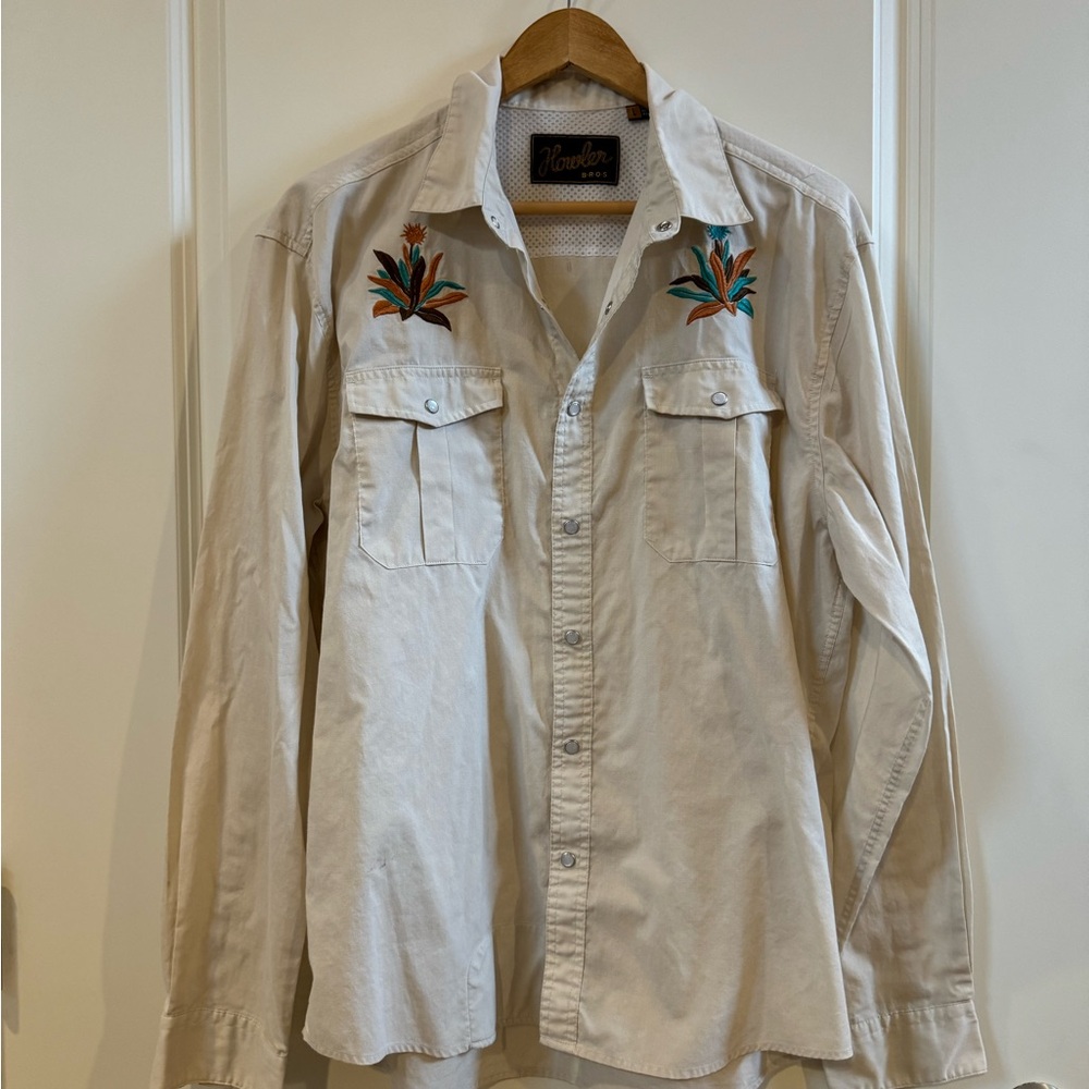 Howler Brothers Gaucho Snapshirt Agave